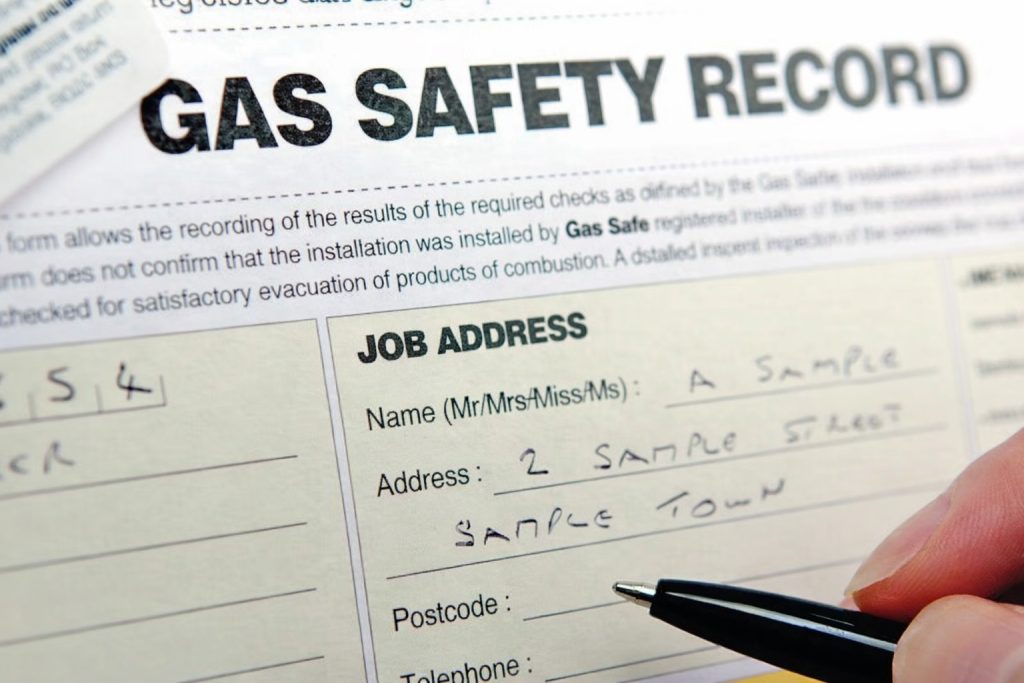 Gas Safety Certificate 