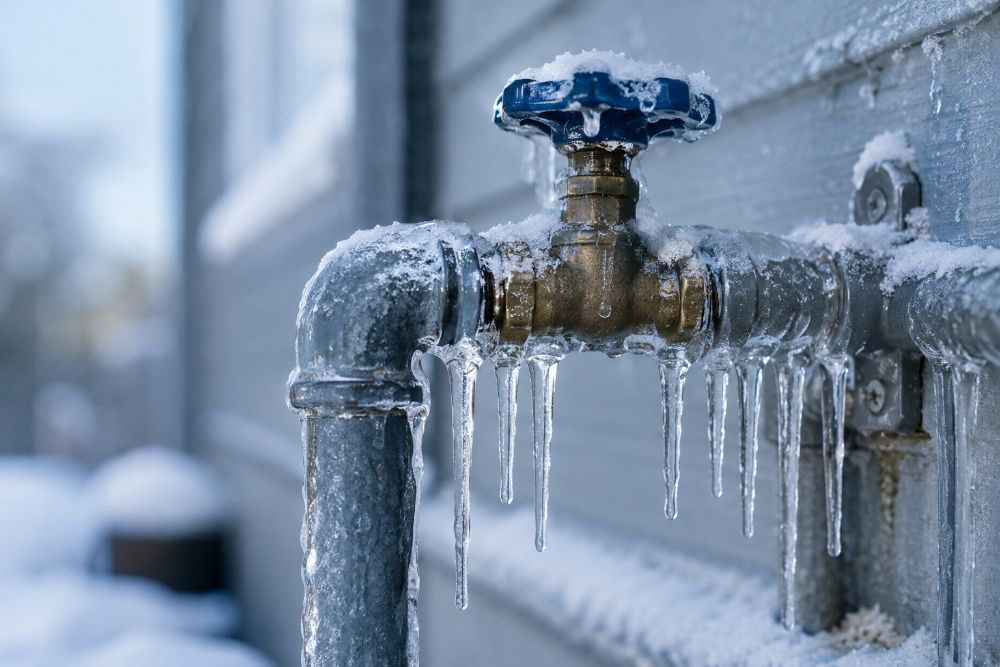 Pipes Are at Risk of Freezing
